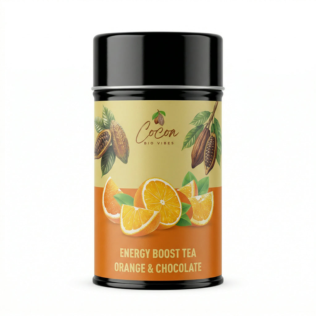 Натурален чай "Energy boost" с  аромат на портокал и шоколад